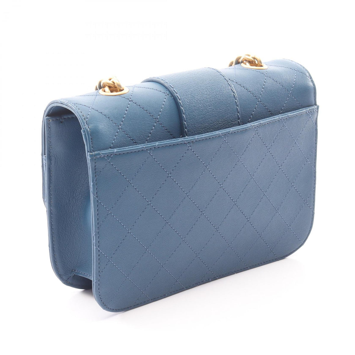 CHANEL Matelasse Caviar Skin Bag Blue