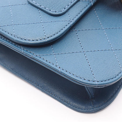 CHANEL Matelasse Caviar Skin Bag Blue