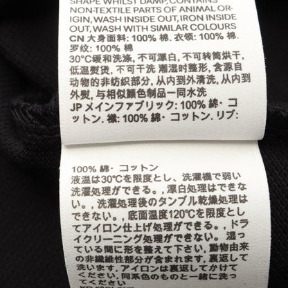 AMI Logo Cotton Polo Shirt Black Size L