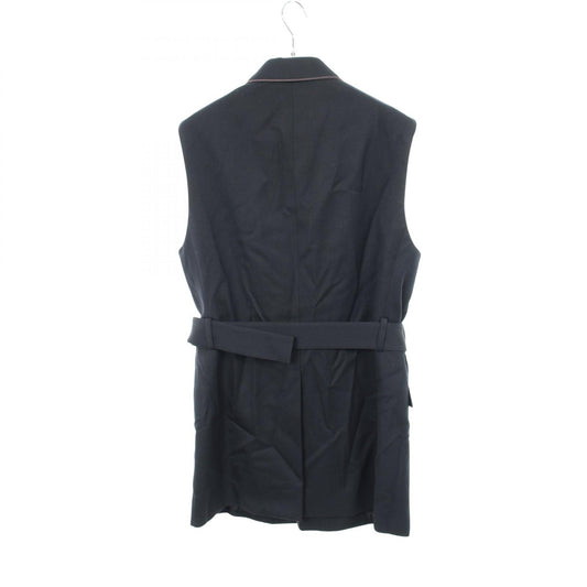 Dior Peter Doig Star Embroidered Wool Vest Navy Size 48