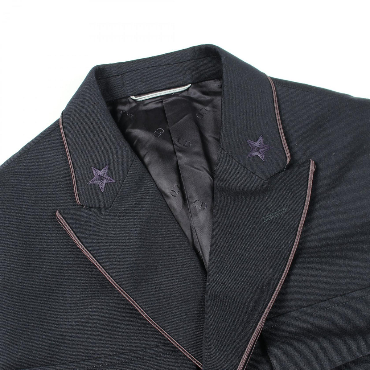 Dior Peter Doig Star Embroidered Wool Vest Navy Size 48