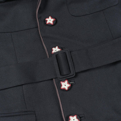 Dior Peter Doig Star Embroidered Wool Vest Navy Size 48