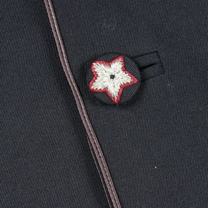 Dior Peter Doig Star Embroidered Wool Vest Navy Size 48