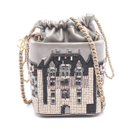 CHANEL Small Beaded Embroidered Bucket Bag