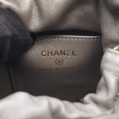 CHANEL Small Beaded Embroidered Bucket Bag