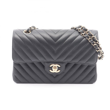 CHANEL V Stitch Chevron W Shoulder Bag