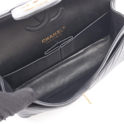 CHANEL V Stitch Chevron W Shoulder Bag