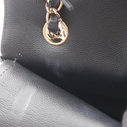 CHANEL V Stitch Chevron W Shoulder Bag