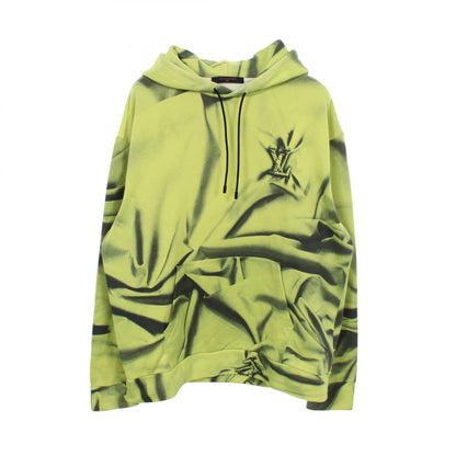 LOUIS VUITTON Monogram Signature Hoodie Cotton Nylon Size XL