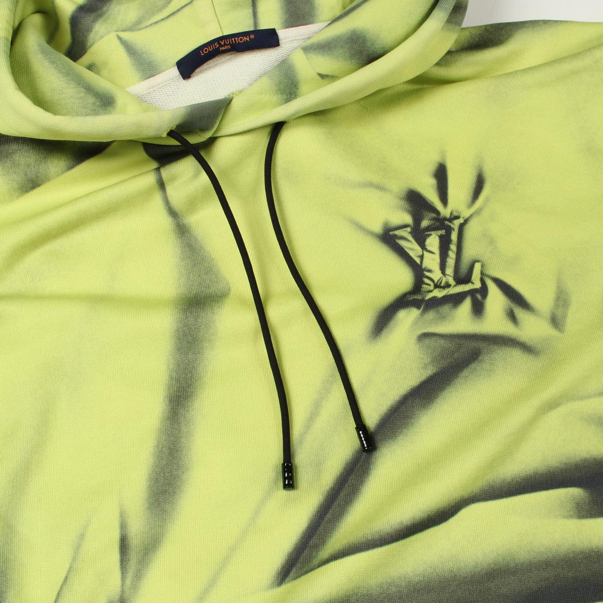 LOUIS VUITTON Monogram Signature Hoodie Cotton Nylon Size XL