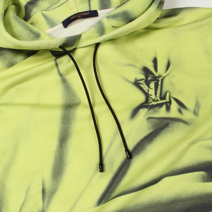 LOUIS VUITTON Monogram Signature Hoodie Cotton Nylon Size XL