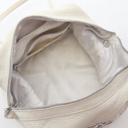 Chrome Hearts Monica Large Cross Leather Sterling Silver Bag