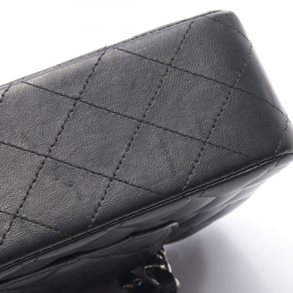 CHANEL Black Lambskin Shoulder Bag