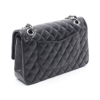 CHANEL Black Lambskin Shoulder Bag