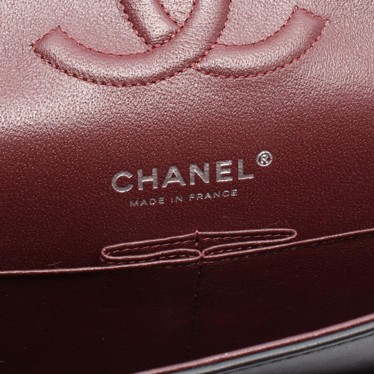 CHANEL Black Lambskin Shoulder Bag