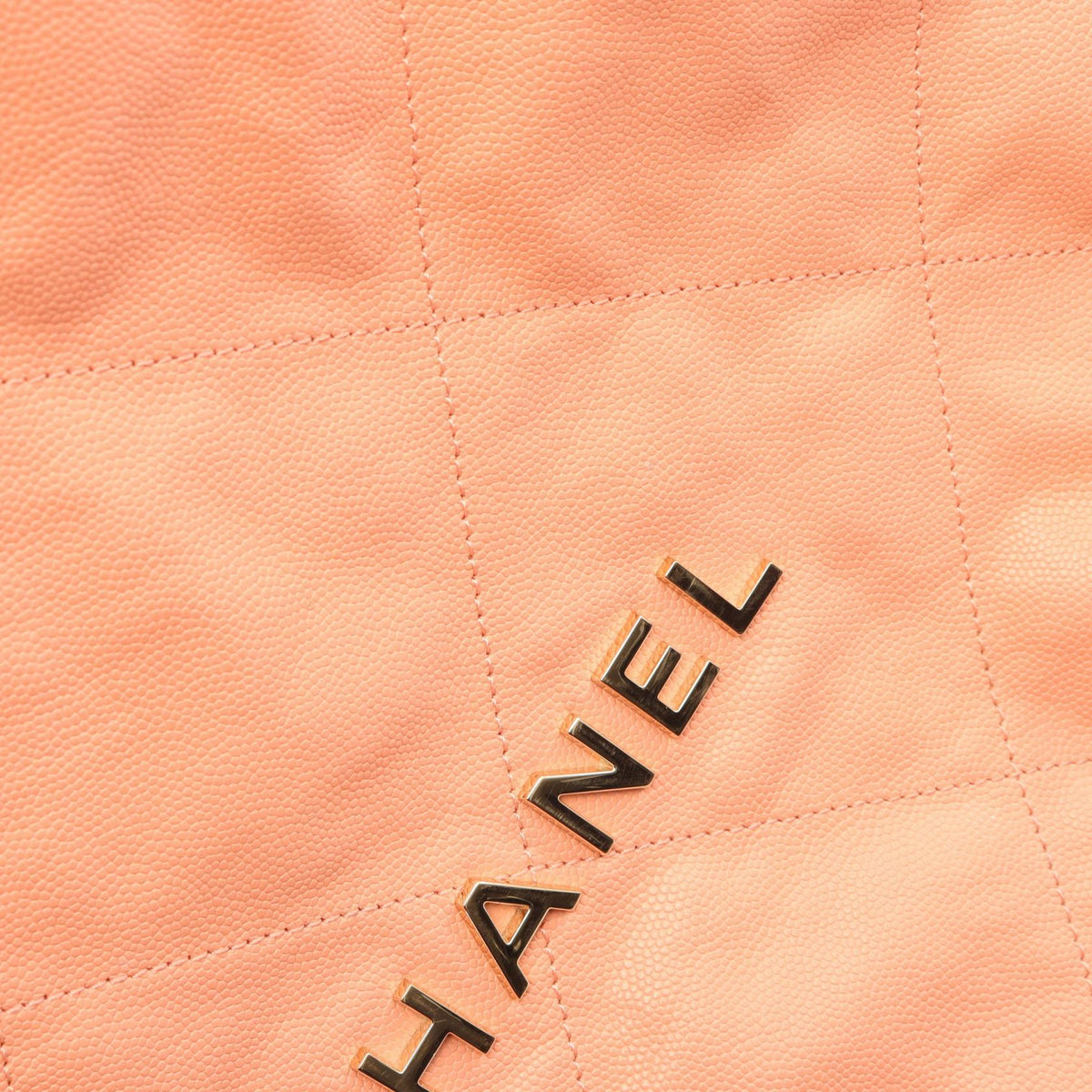 CHANEL 22 Large Caviar Backpack Orange