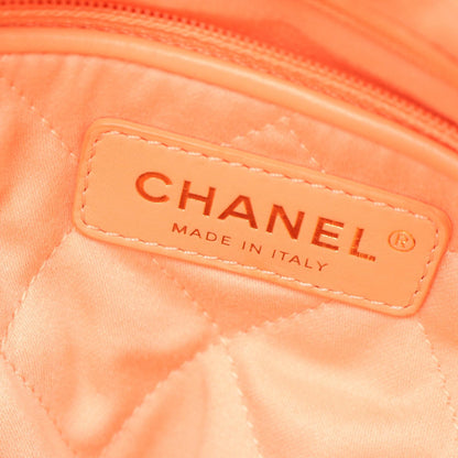 CHANEL 22 Large Caviar Backpack Orange