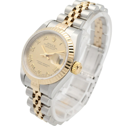 ROLEX Datejust K18 Stainless Dial Watch