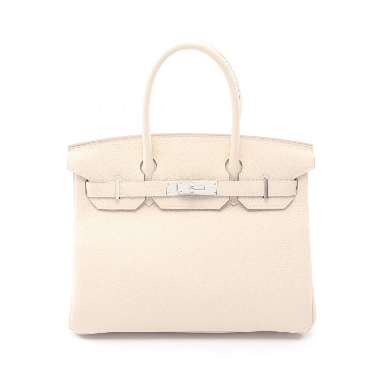 HERMES Birkin 30 Craie Togo Hardware Bag