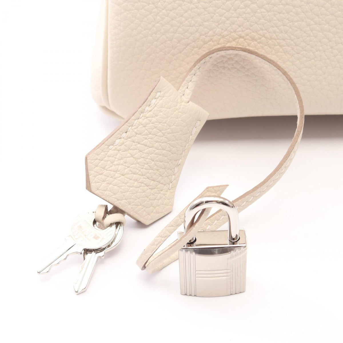 HERMES Birkin 30 Craie Togo Hardware Bag