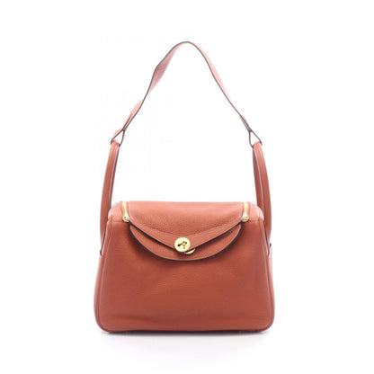 HERMES Lindy 30 Cuivre Brown Shoulder Bag