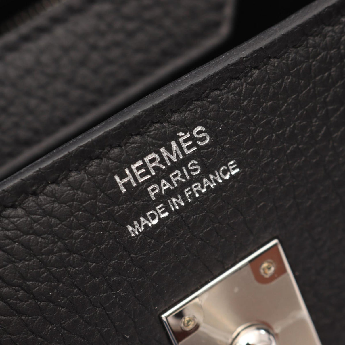 HERMES Birkin 25 Togo Leather Bag
