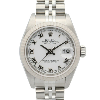 ROLEX Datejust F-Serial Watch Steel White