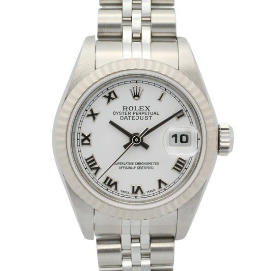 ROLEX Datejust F-Serial Watch Steel White