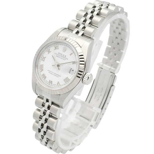 ROLEX Datejust F-Serial Watch Steel White
