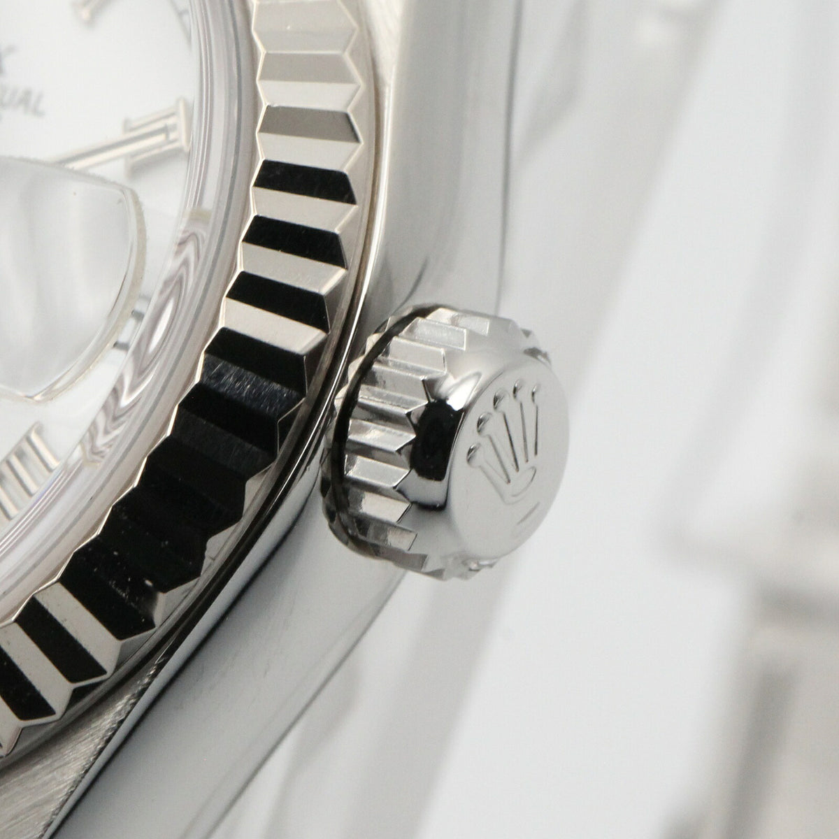 ROLEX Datejust F-Serial Watch Steel White