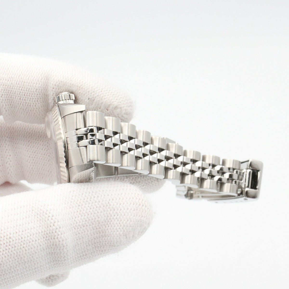 ROLEX Datejust F-Serial Watch Steel White