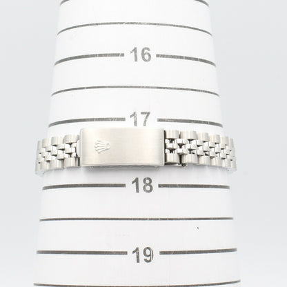 ROLEX Datejust F-Serial Watch Steel White