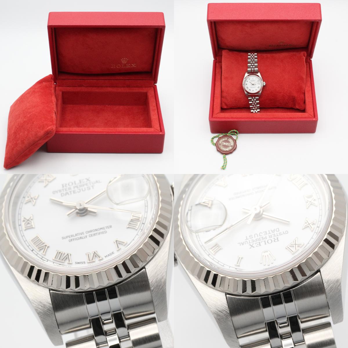 ROLEX Datejust F-Serial Watch Steel White