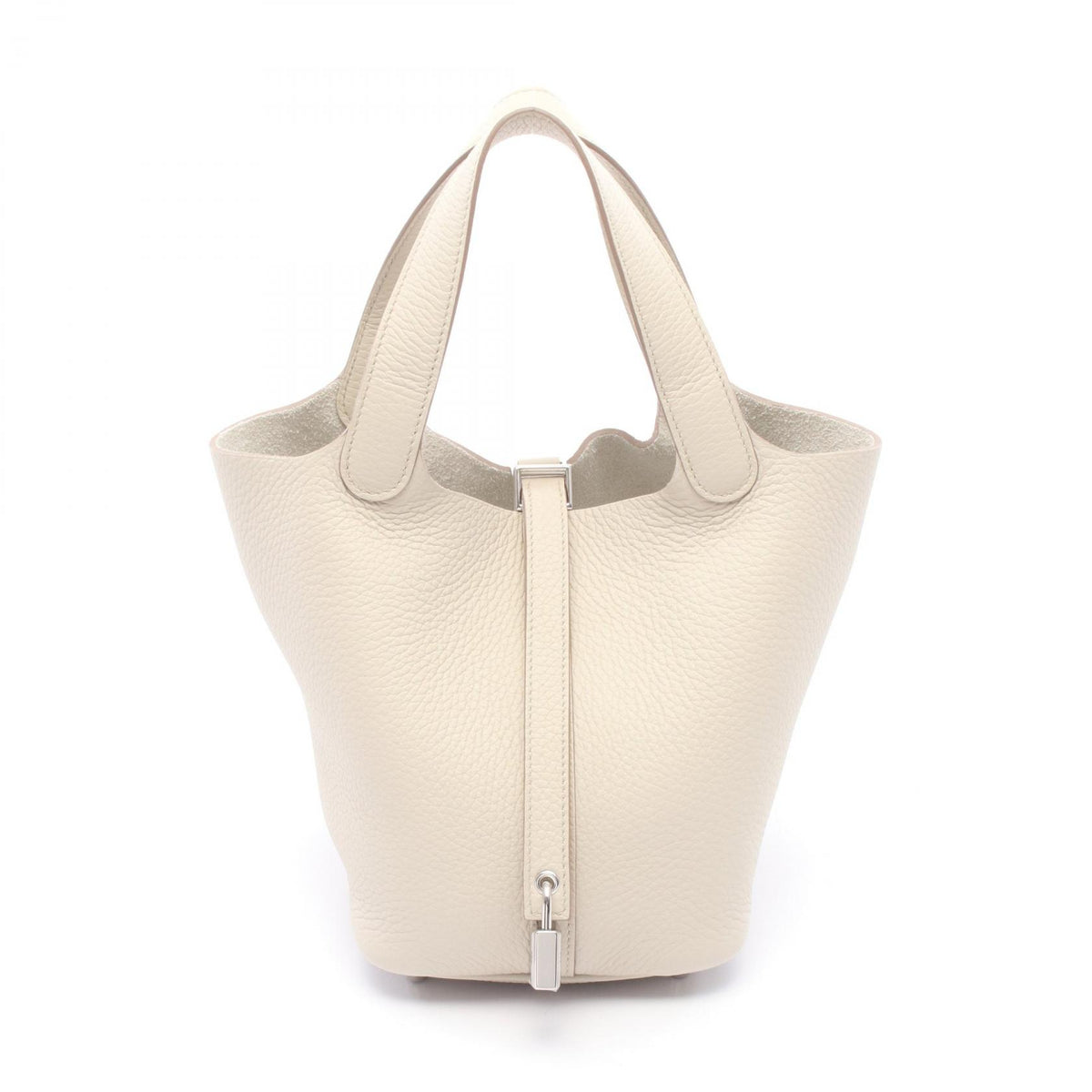 HERMES Picotin Lock PM Taurillon Bag Beige