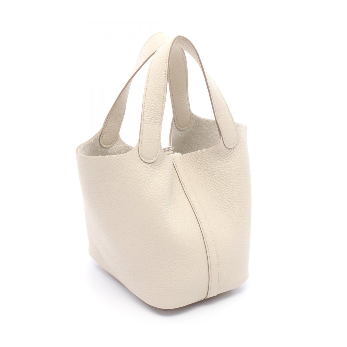 HERMES Picotin Lock PM Taurillon Bag Beige