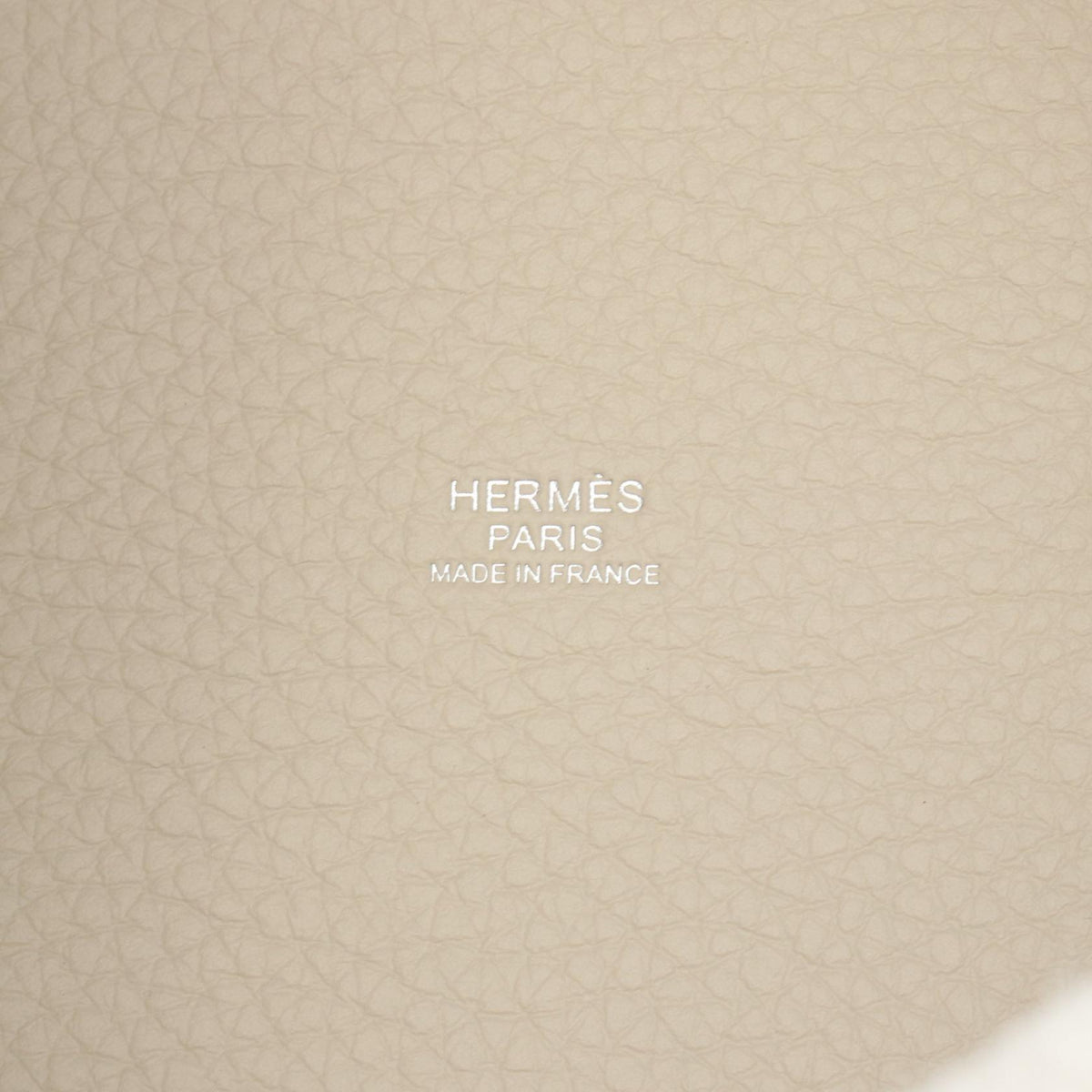 HERMES Picotin Lock PM Taurillon Bag Beige