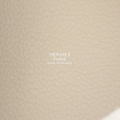 HERMES Picotin Lock PM Taurillon Bag Beige