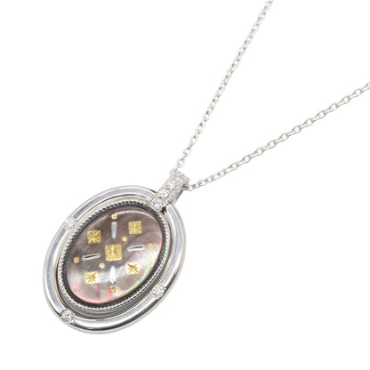 MIKIMOTO Pique Reversible MOP WG Necklace