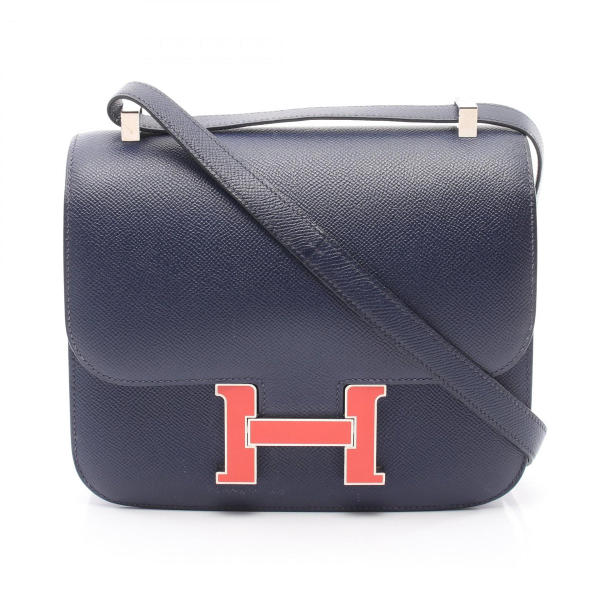 HERMES Constance 3 24 Bleu Shoulder Bag Blue