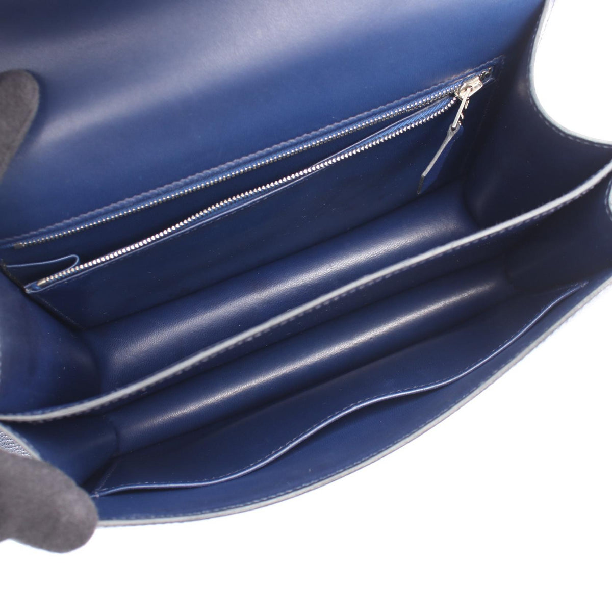 HERMES Constance 3 24 Bleu Shoulder Bag Blue