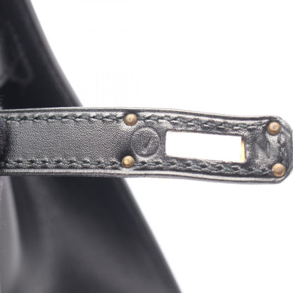 HERMES Mini Kelly Sellier 2WAY Bag Black