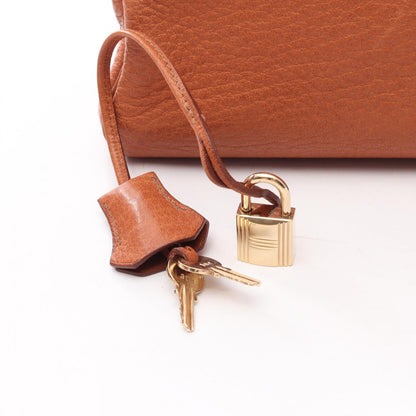 HERMES Kelly Ad GM Buffle Backpack Brown