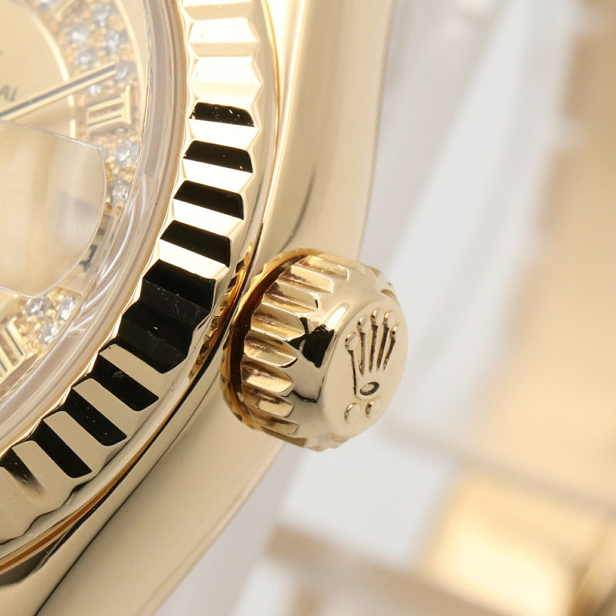 ROLEX Datejust Milléard Diamond Gold Watch