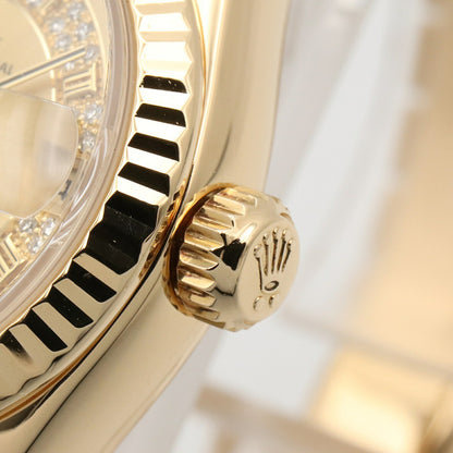 ROLEX Datejust Milléard Diamond Gold Watch