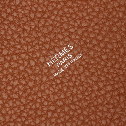 HERMES Picotin Lock PM Taurillon Bag Gold