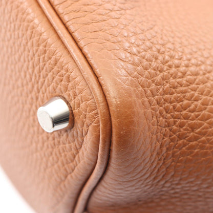HERMES Picotin Lock PM Taurillon Bag Gold