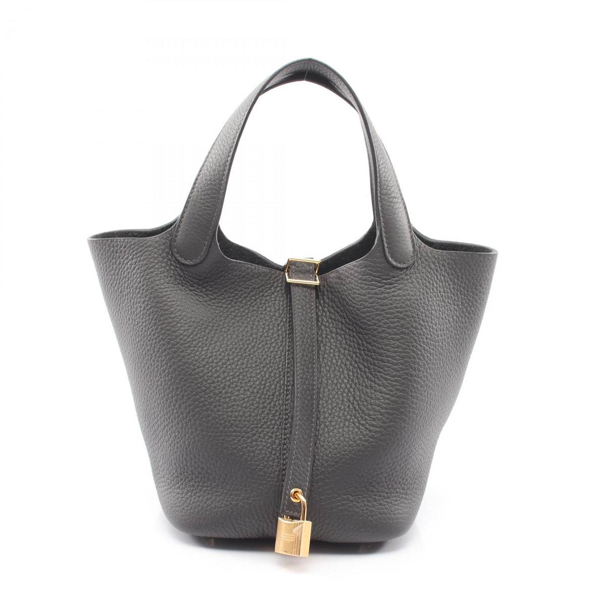 HERMES Picotin Lock PM Vert Mangrove Handbag