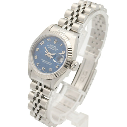 ROLEX Datejust K18WG Stainless Dial Watch