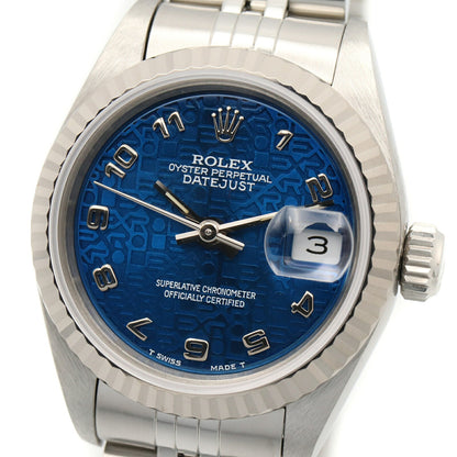 ROLEX Datejust K18WG Stainless Dial Watch