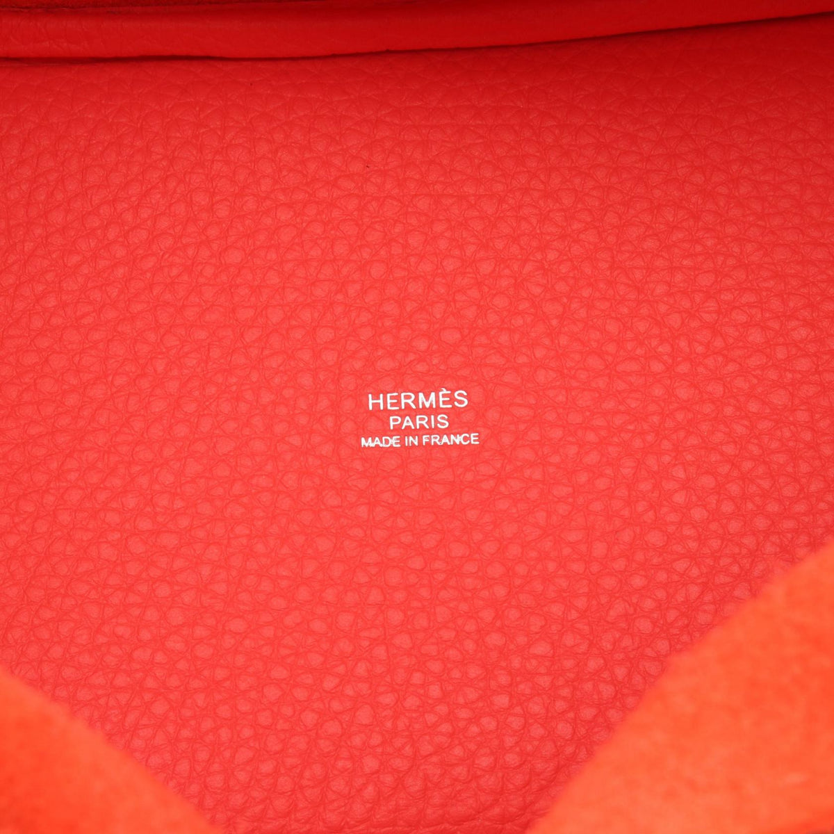 HERMES Picotin Lock PM Taurillon Bag Red